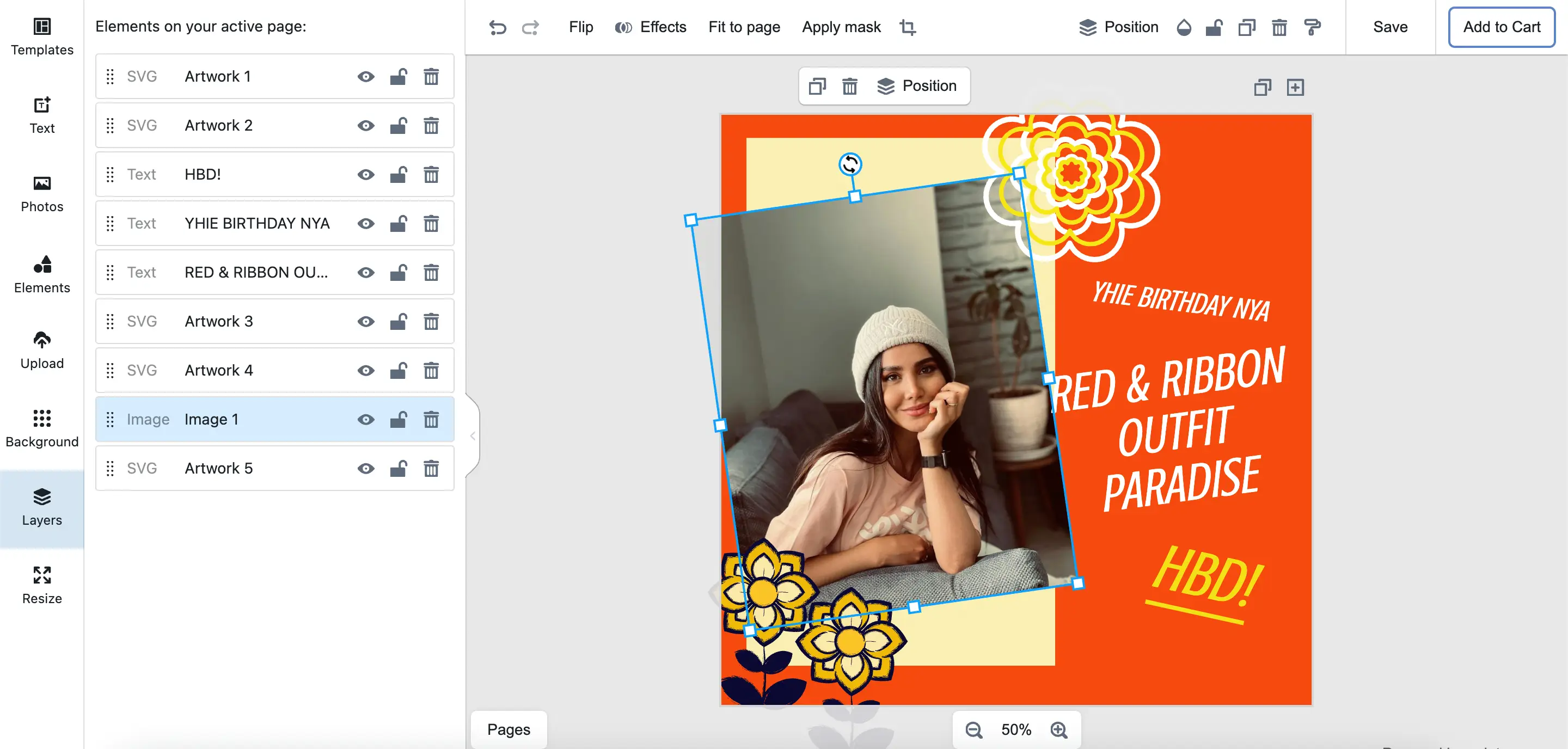 Web to Print Design Tool