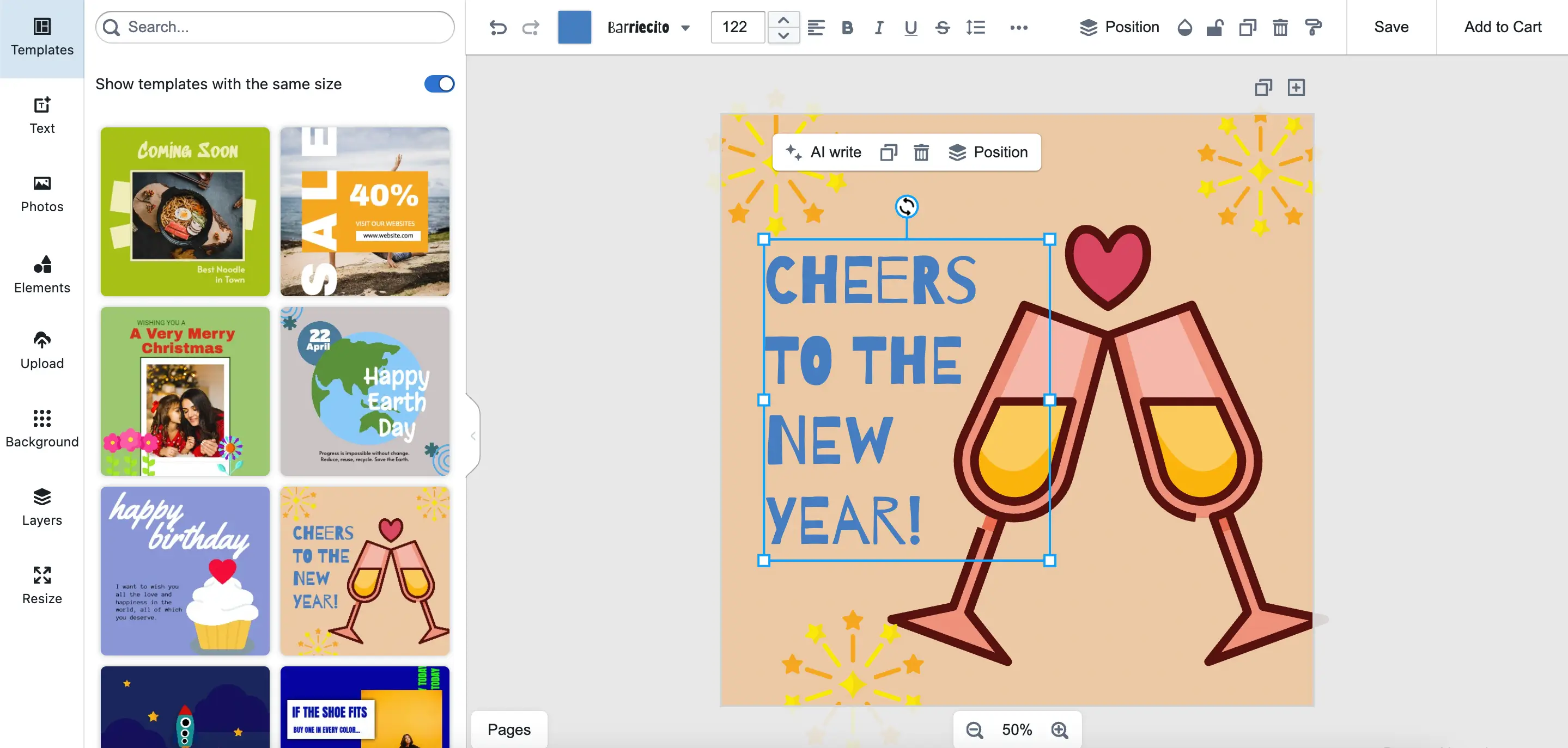 Web to Print Design Tool